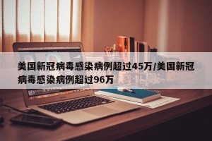 美国新冠病毒感染病例超过45万/美国新冠病毒感染病例超过96万